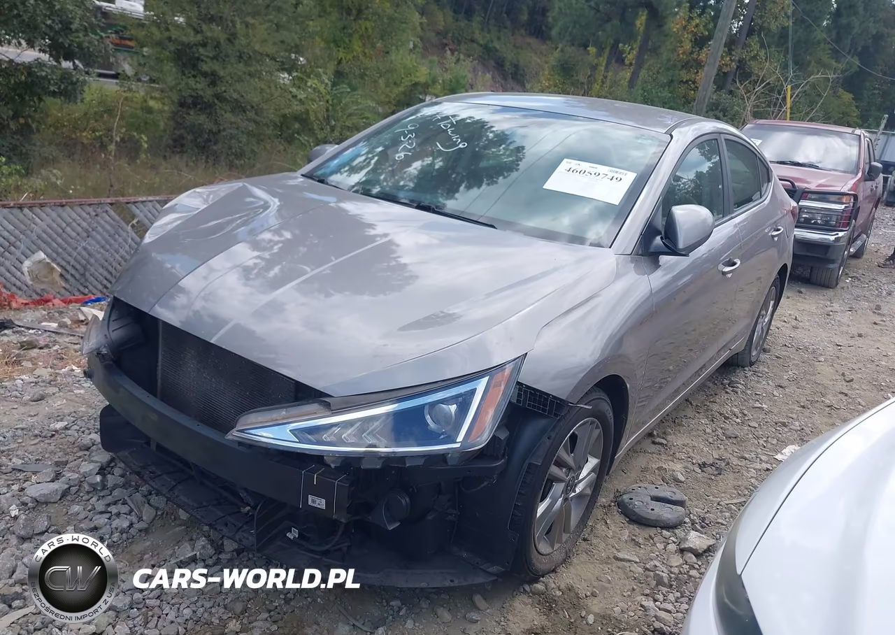 2020 Hyundai Elantra Sel VIN:KMHD84LFXLU099307 - 2