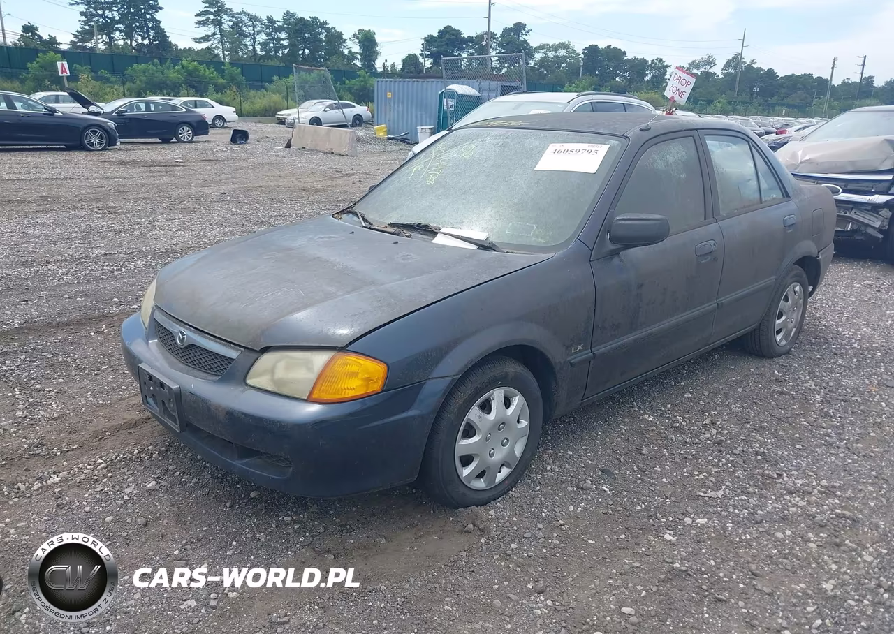 1999 Mazda Protege Dx-Lx VIN:JM1BJ2229X0141031 - 2