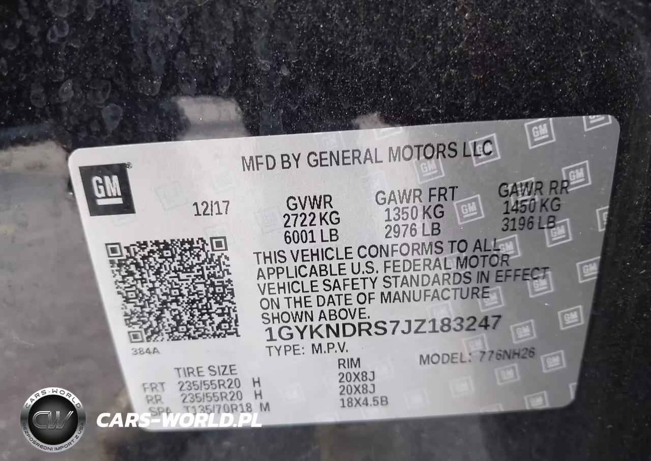 2018 Cadillac Xt5 Luxury VIN:1GYKNDRS7JZ183247 - 9