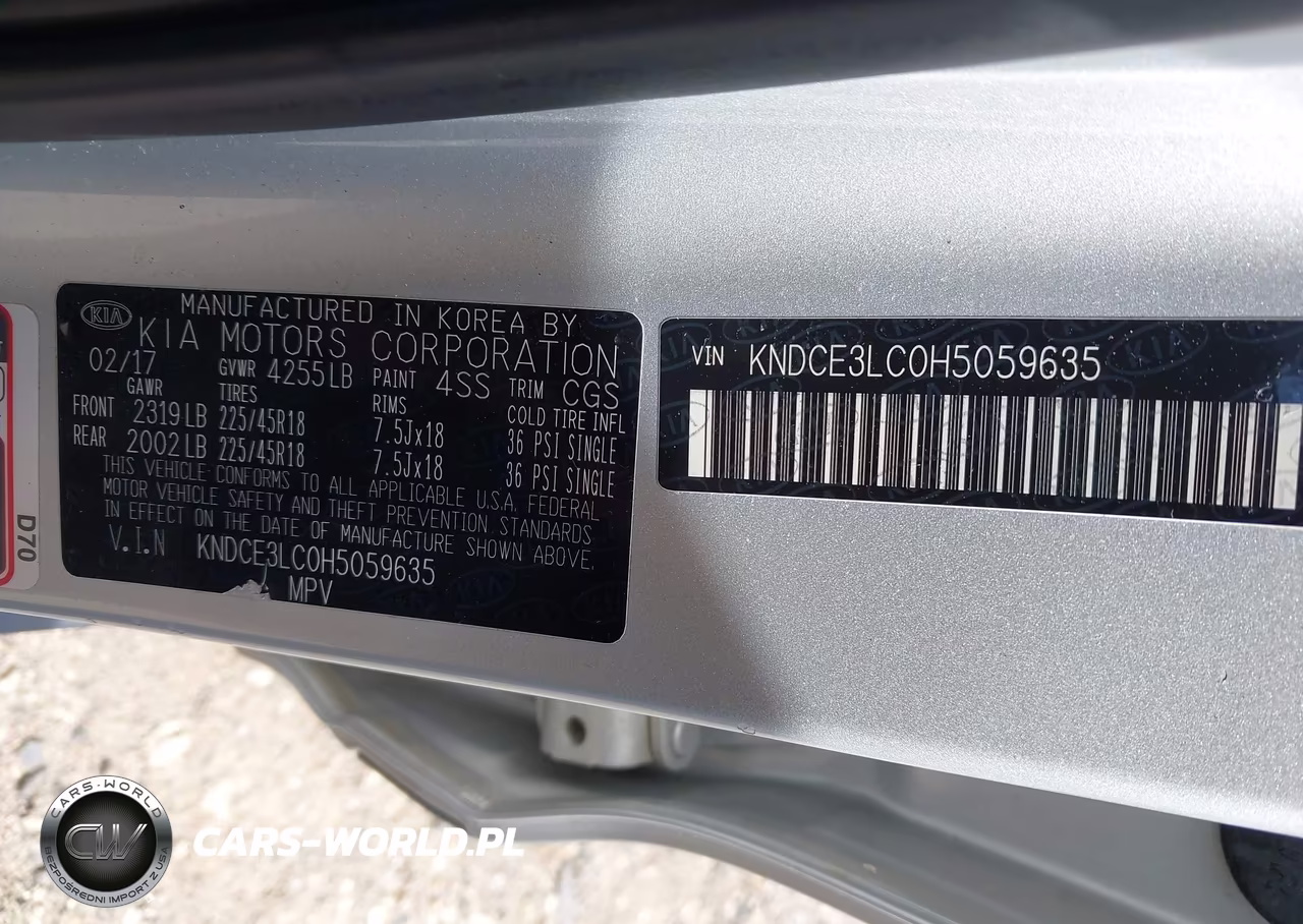 2017 Kia Niro Touring VIN:KNDCE3LC0H5059635 - 9