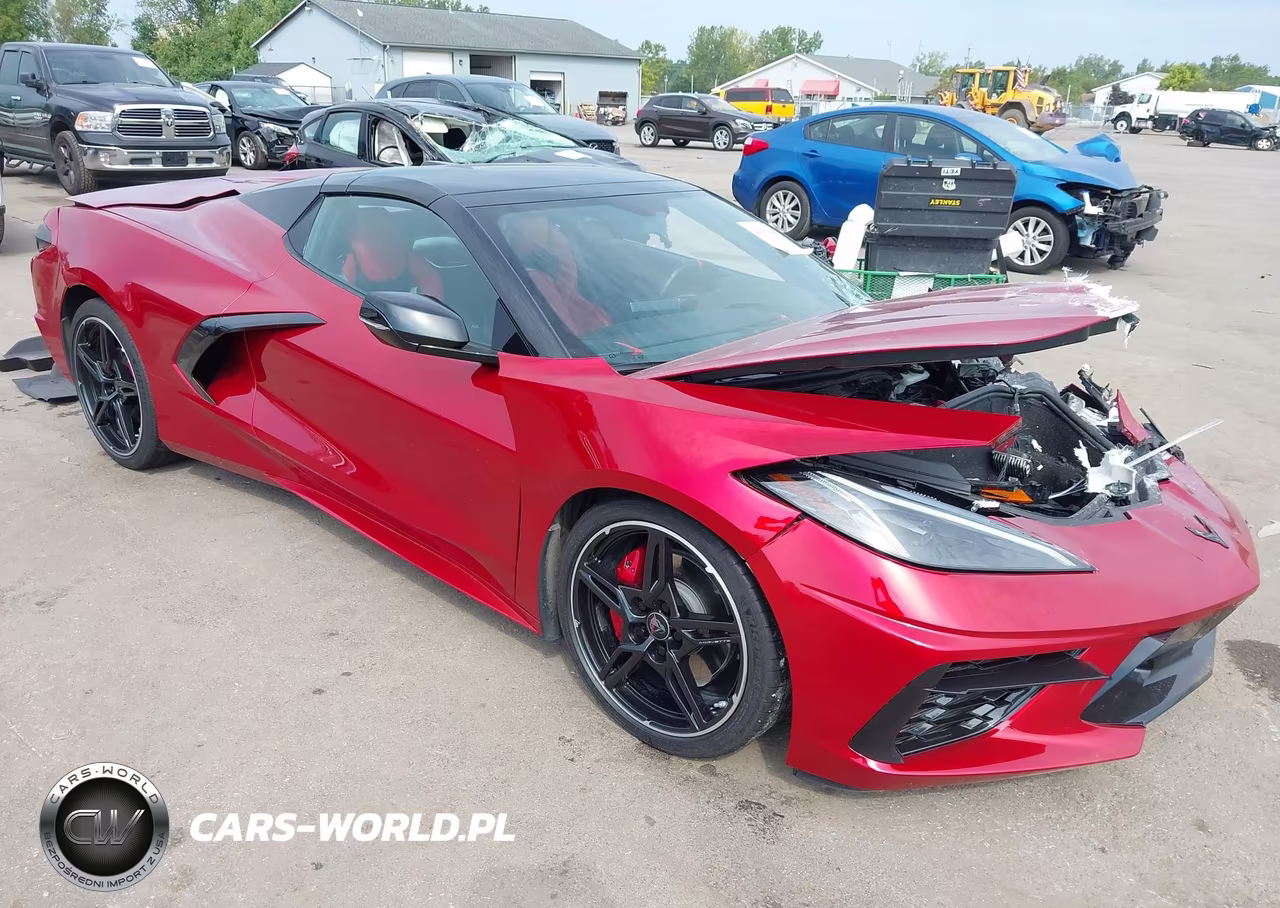 2022 Chevrolet Corvette Stingray Rwd 2Lt VIN:1G1YB3D42N5120476 - 1