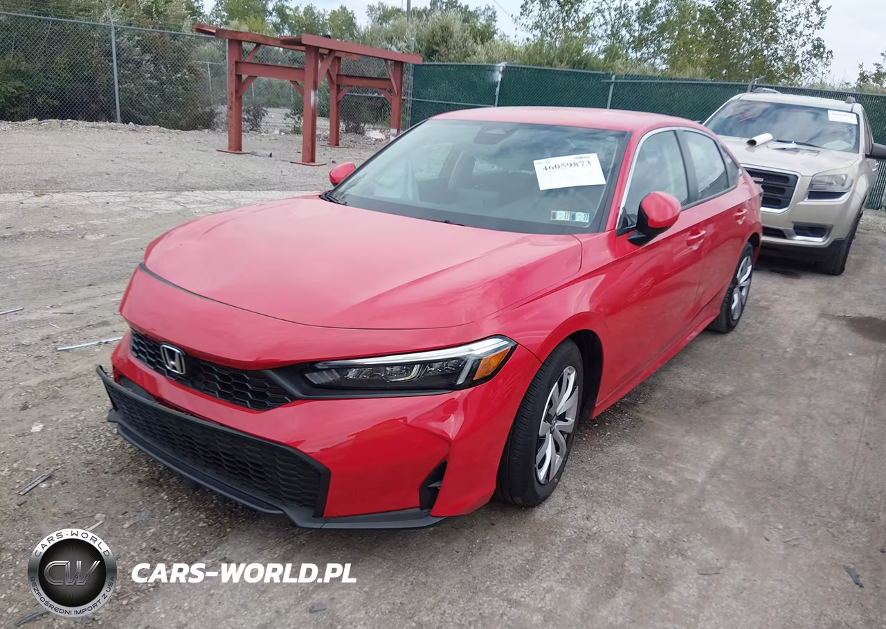 2025 Honda Civic Lx VIN:2HGFE2F20SH519551 - 2