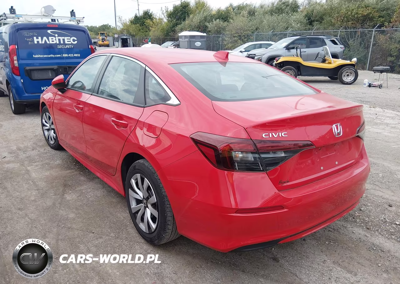 2025 Honda Civic Lx VIN:2HGFE2F20SH519551 - 3