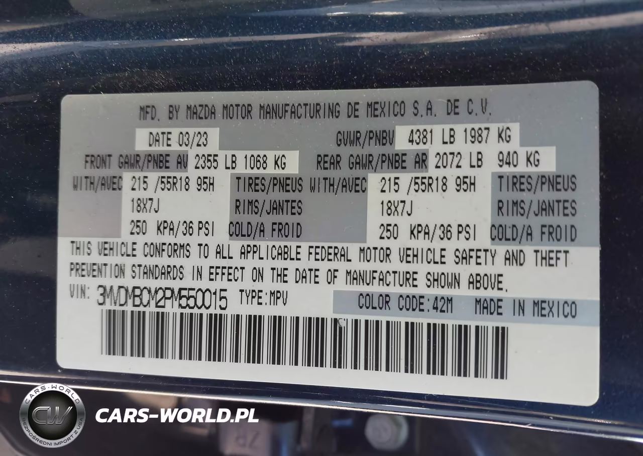 2023 Mazda Cx-30 2.5 S Preferred VIN:3MVDMBCM2PM550015 - 9