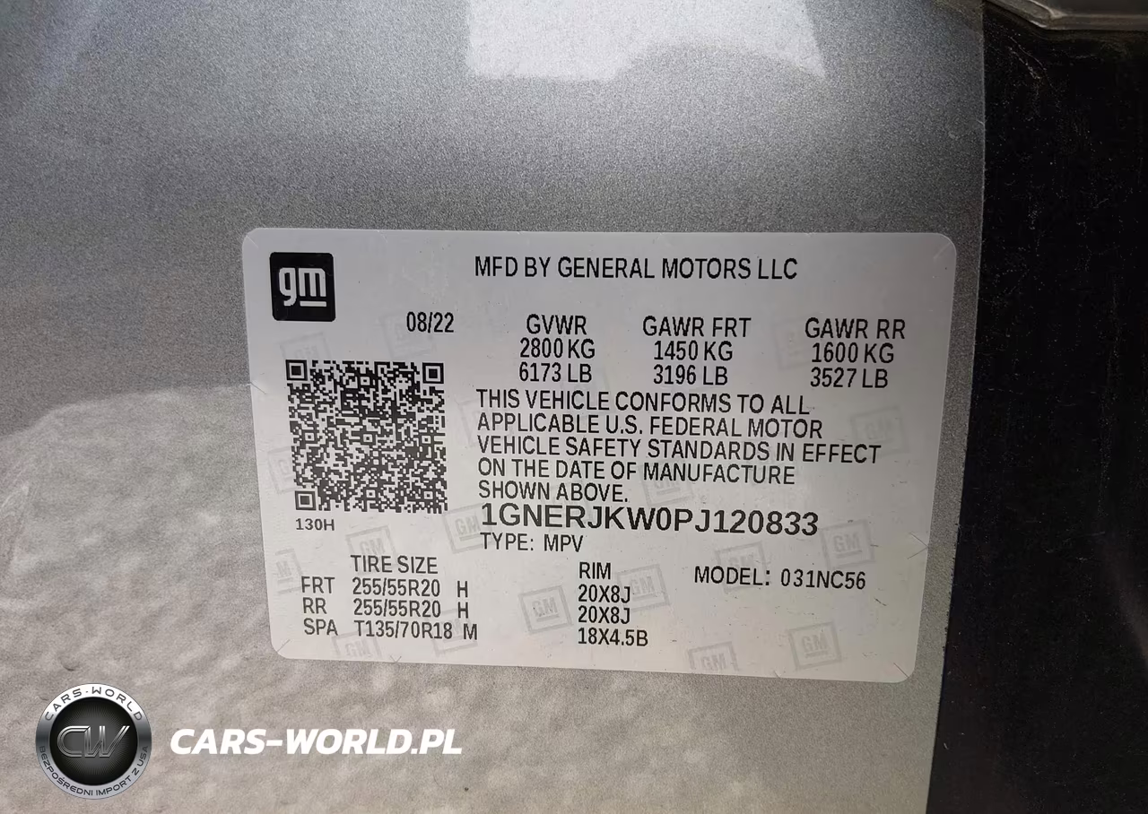 2023 Chevrolet Traverse Fwd Rs VIN:1GNERJKW0PJ120833 - 9