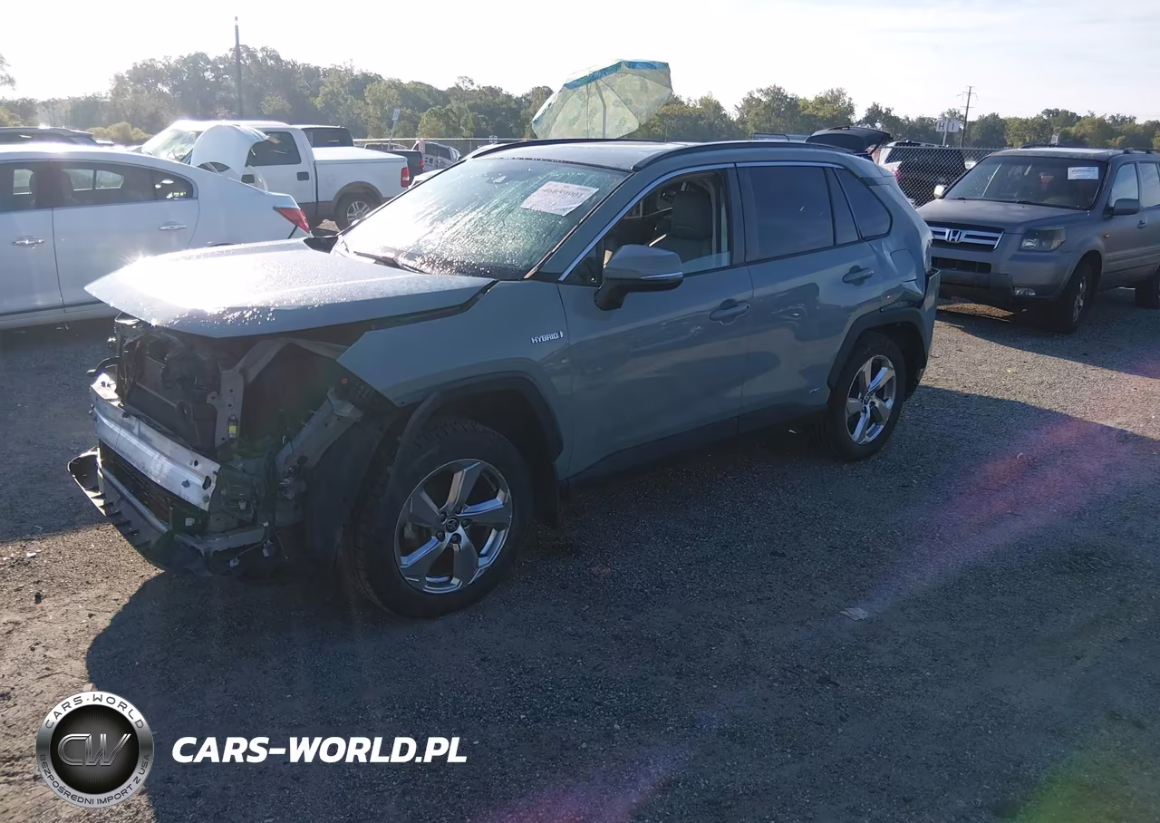 2021 Toyota Rav4 Hybrid Xle Premium VIN:4T3B6RFV2MU028429 - 2