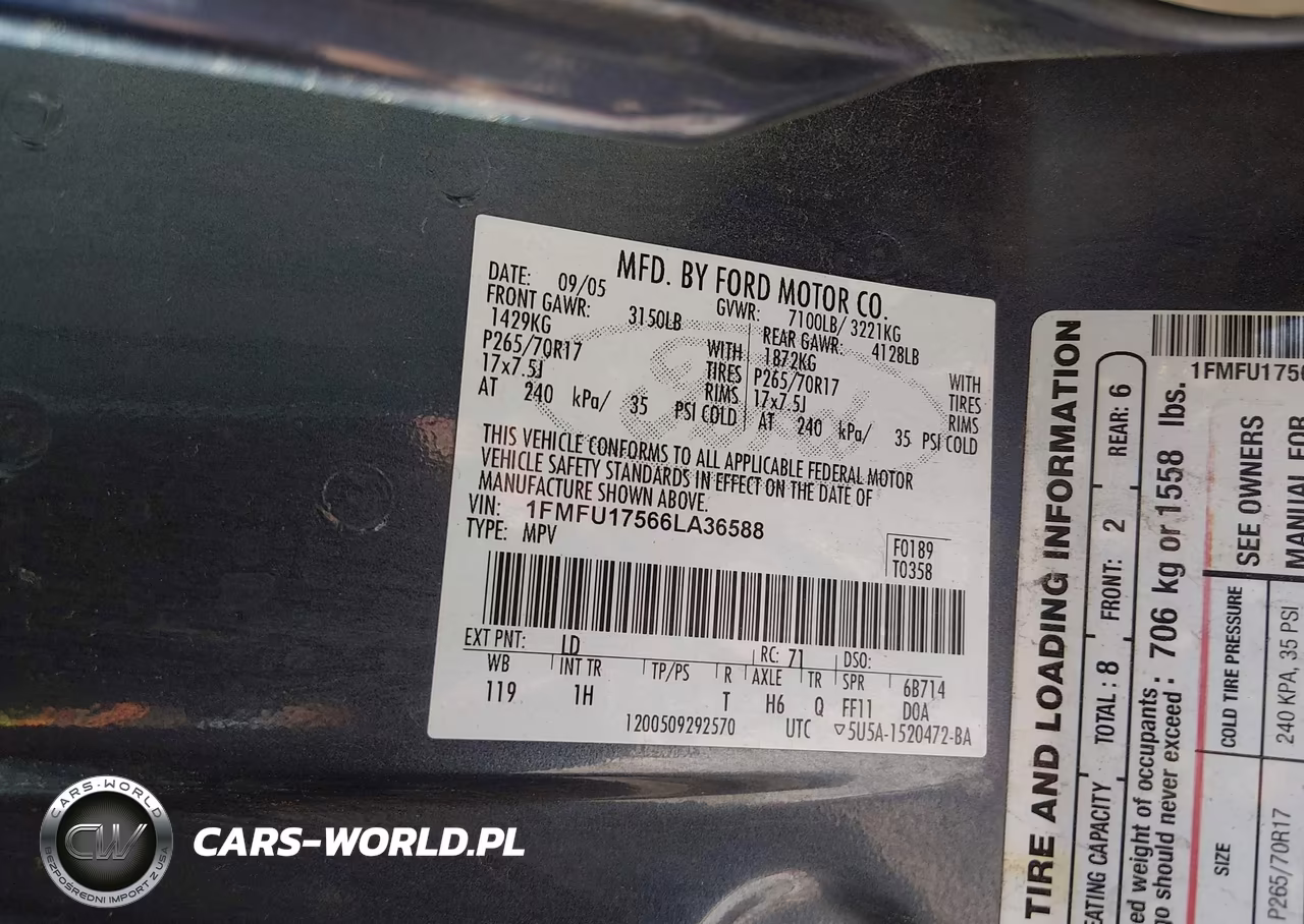 2006 Ford Expedition Eddie Bauer-King Ranch VIN:1FMFU17566LA36588 - 9
