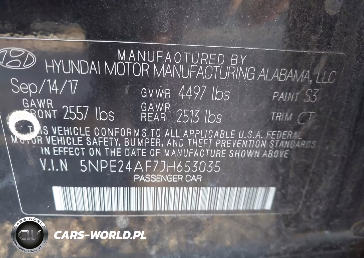 2018 Hyundai Sonata Se VIN:5NPE24AF7JH653035 - 9