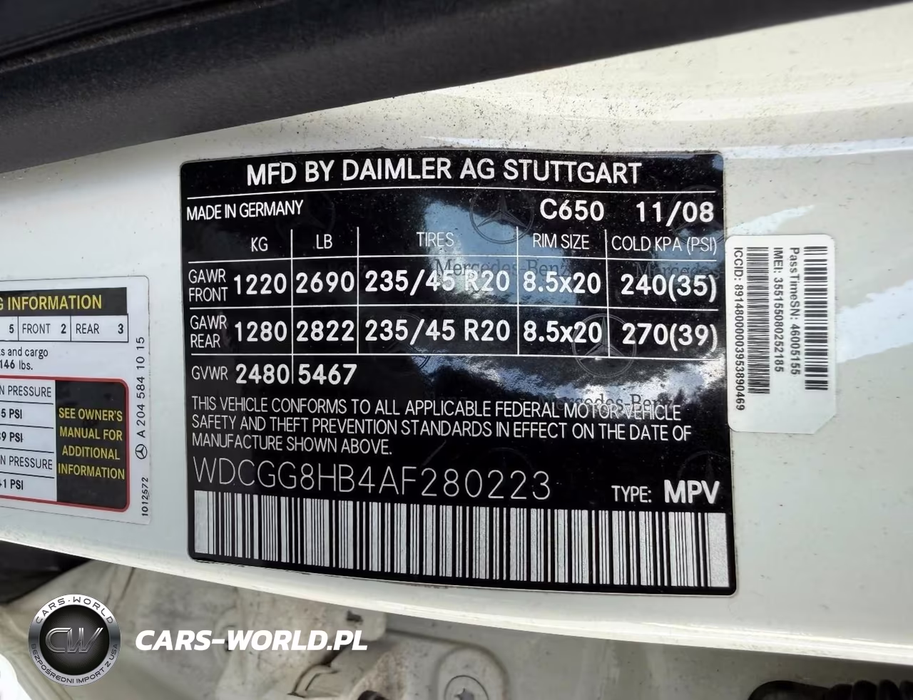 2010 Mercedes-Benz Glk 350 4Matic VIN:WDCGG8HB4AF280223 - 9