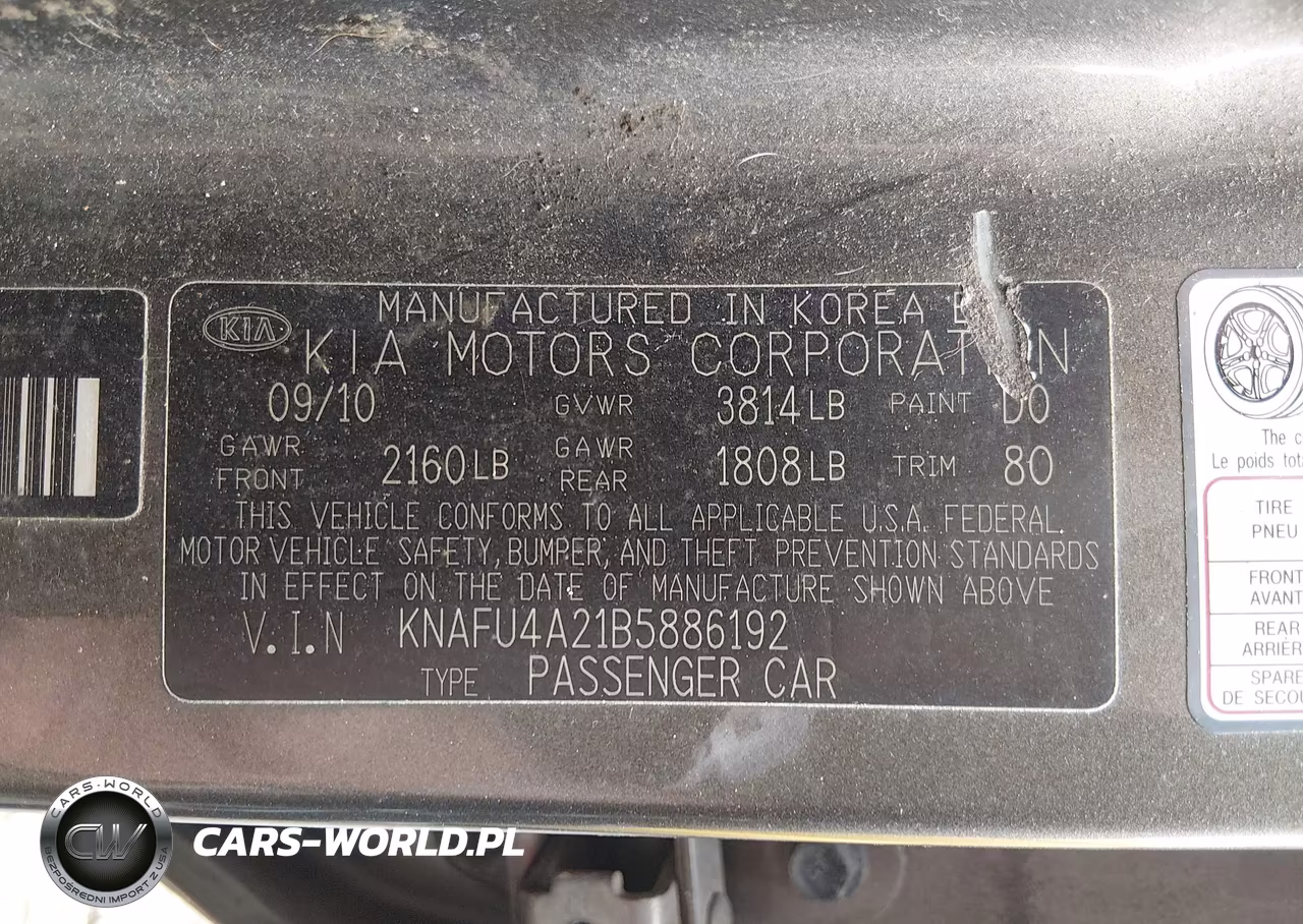 2011 Kia Forte Ex VIN:KNAFU4A21B5886192 - 9