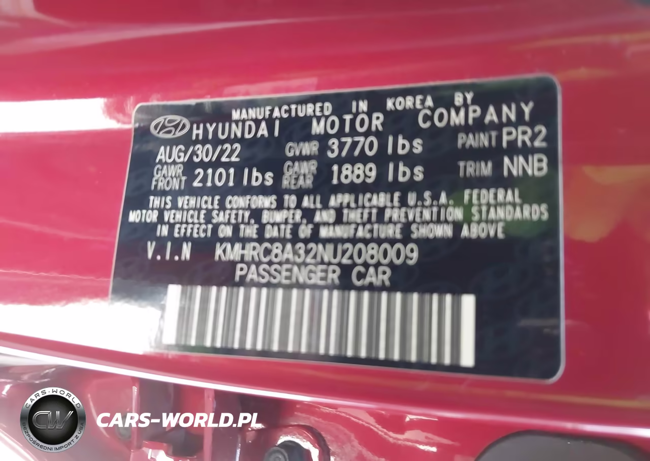 2022 Hyundai Venue Sel VIN:KMHRC8A32NU208009 - 9