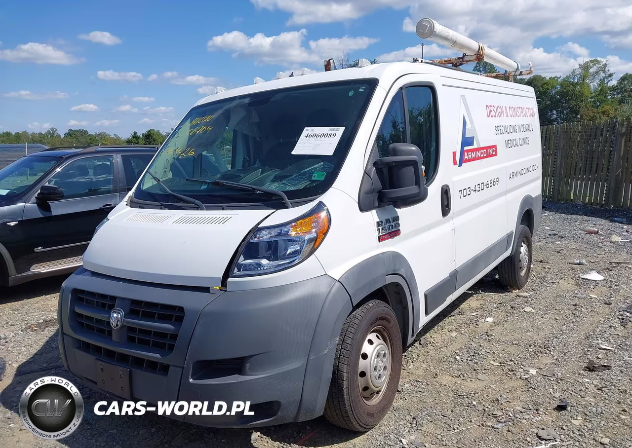 2017 Ram Promaster 1500 Low Roof 136 Wb VIN:3C6TRVAG2HE508704 - 2
