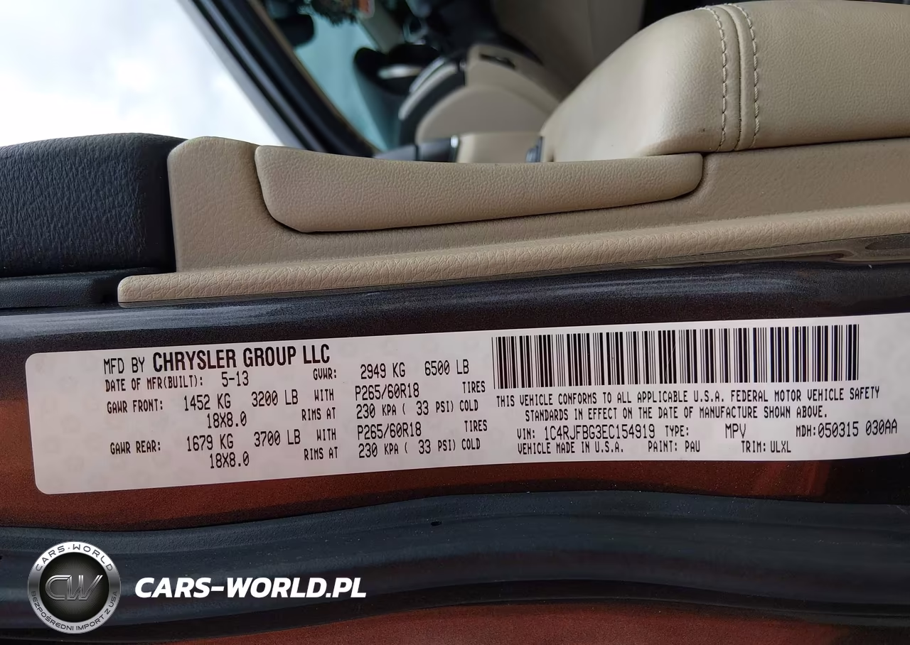 2014 Jeep Grand Cherokee Limited VIN:1C4RJFBG3EC154919 - 9