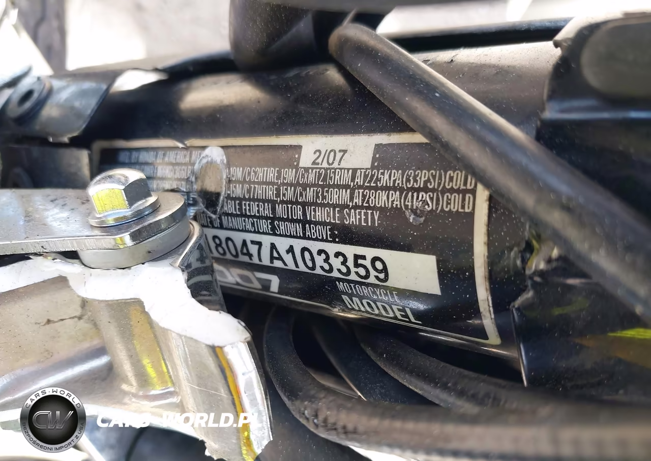 2007 Honda Vt1100 C VIN:1HFSC18047A103359 - 10