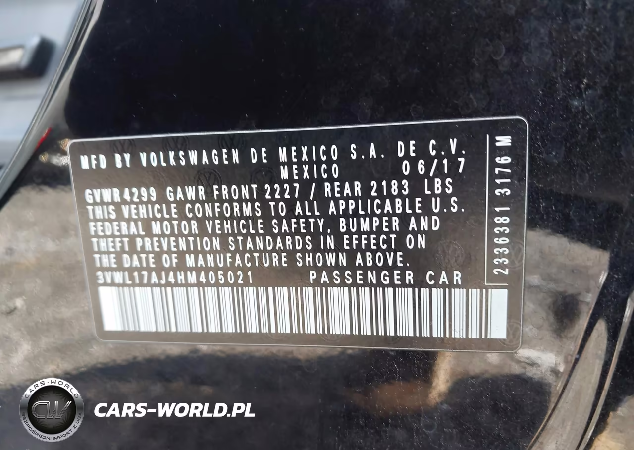 2017 Volkswagen Jetta 1.8T Sel-1.8T Sel Premium VIN:3VWL17AJ4HM405021 - 9