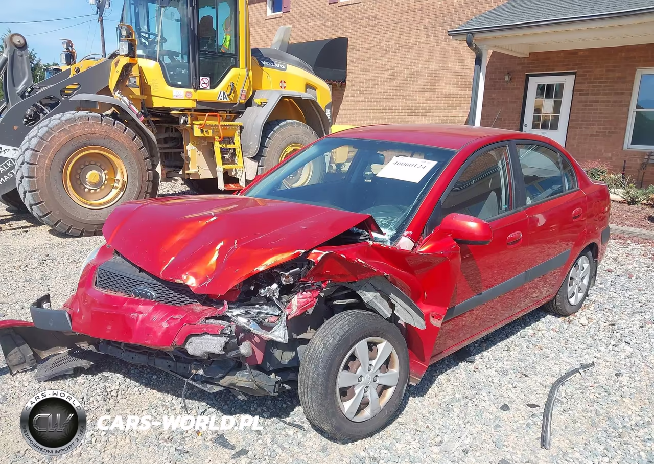 2009 Kia Rio Lx VIN:KNADE223896574925 - 2