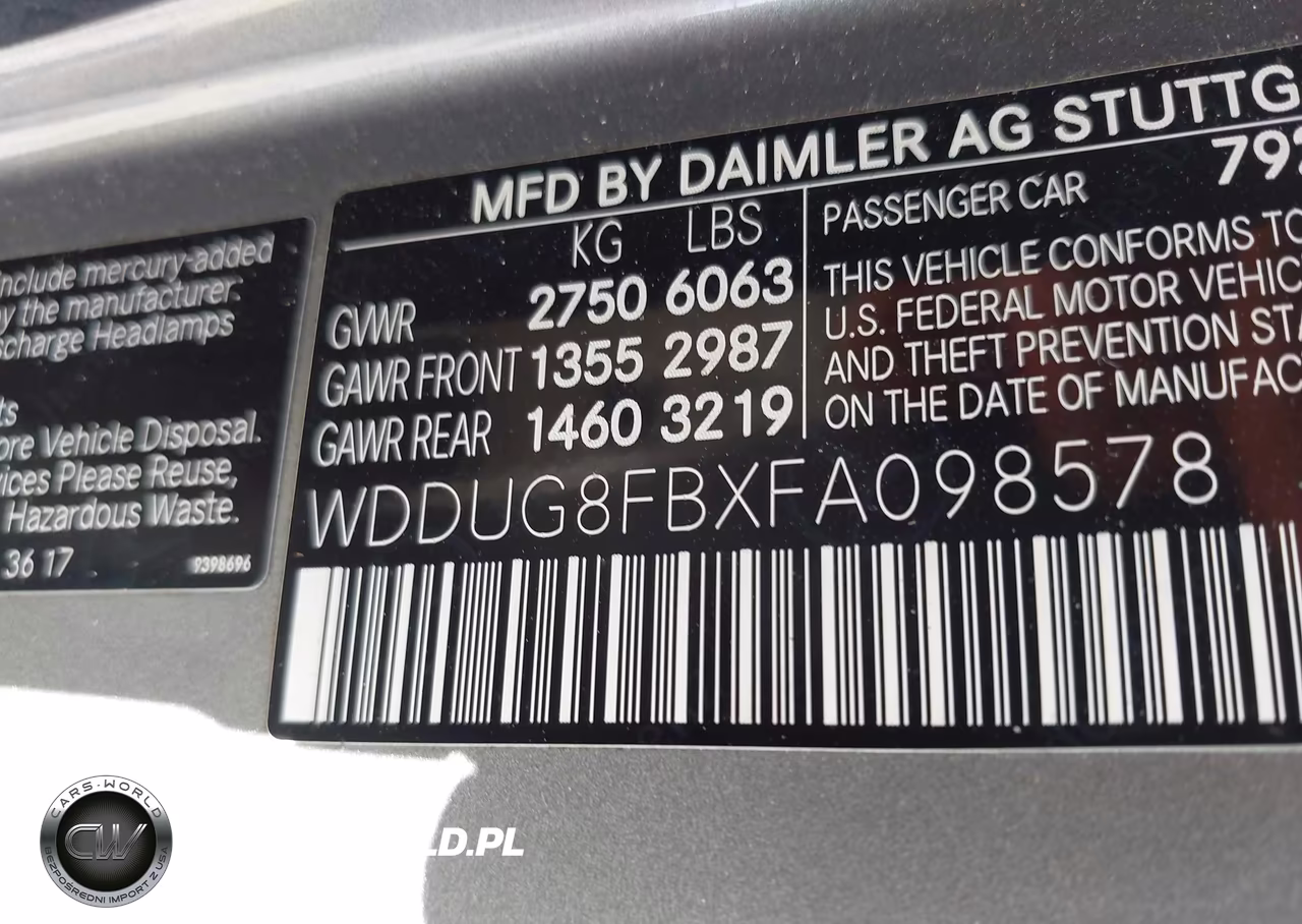 2015 Mercedes-Benz S 550 4Matic VIN:WDDUG8FBXFA098578 - 9