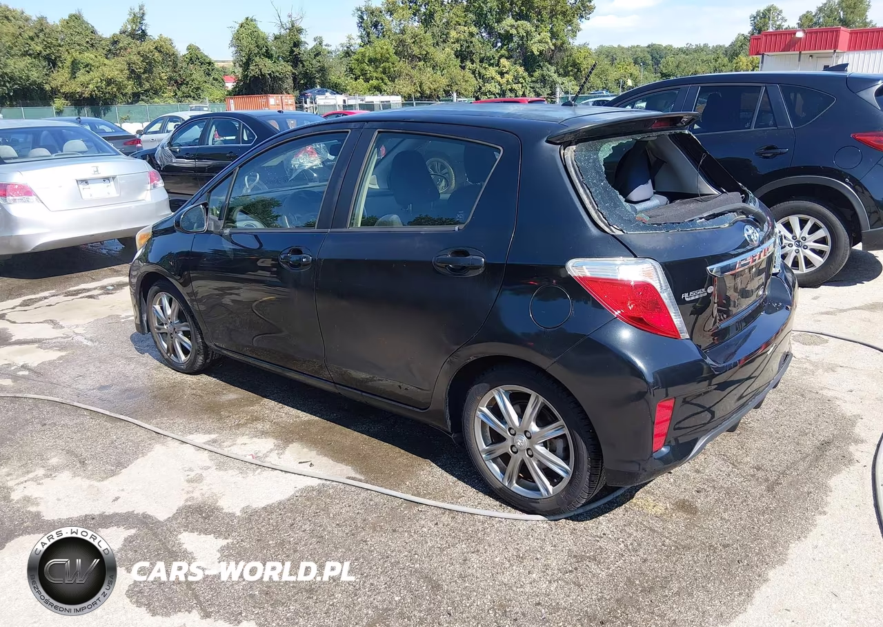 2014 Toyota Yaris Se (Tmc-Cbu Plant) VIN:JTDKTUD30ED584556 - 3