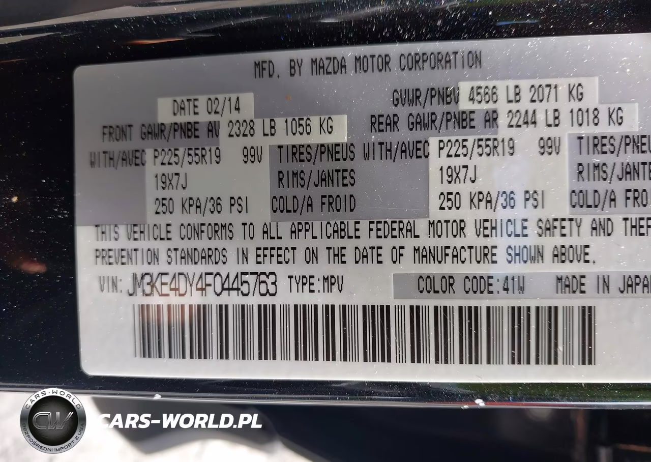 2015 Mazda Cx-5 Grand Touring VIN:JM3KE4DY4F0445763 - 9