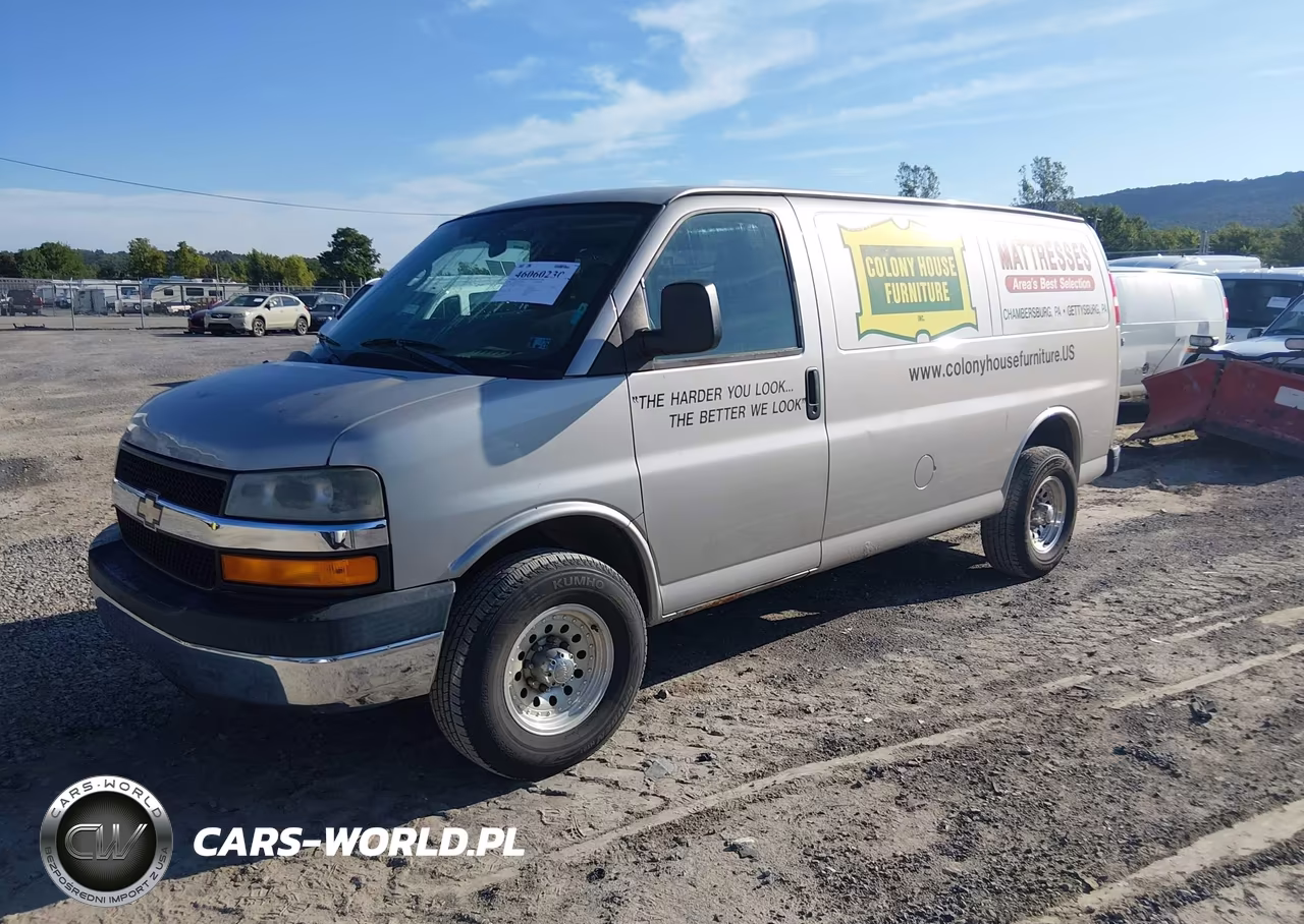 2008 Chevrolet Express Work Van VIN:1GCGG25KX81196423 - 2