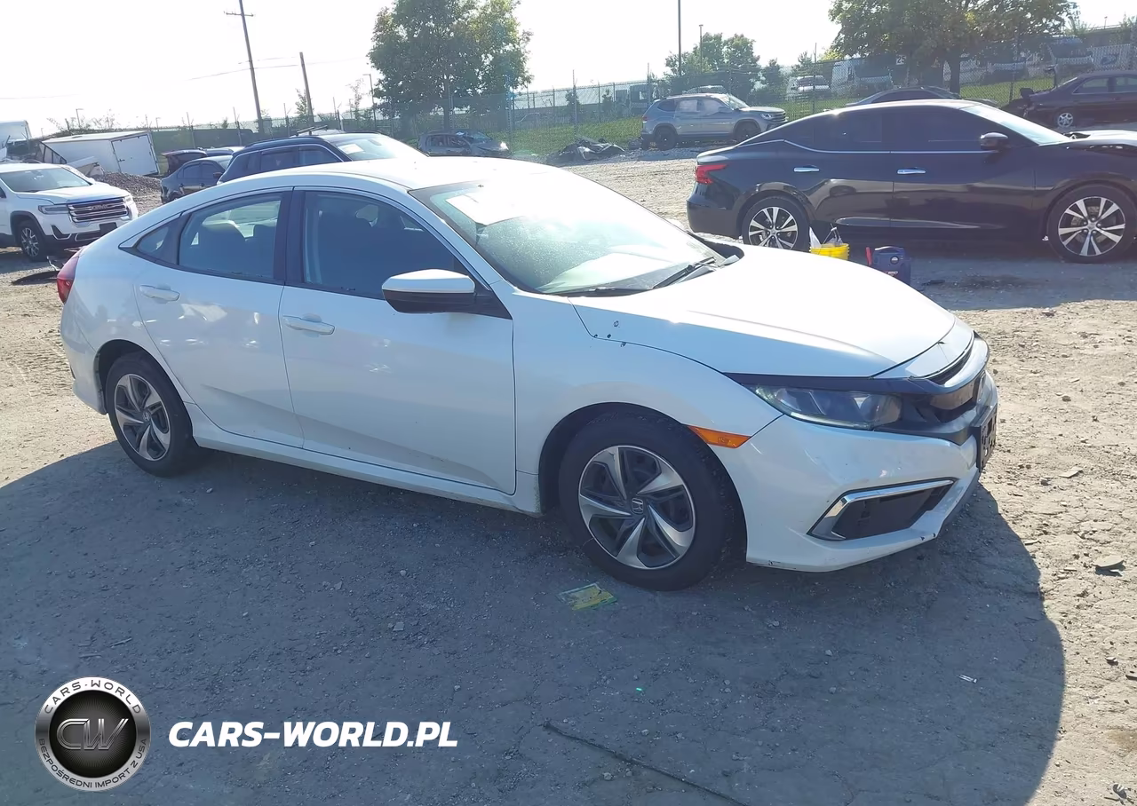 2019 Honda Civic Lx VIN:2HGFC2F6XKH592581 - 1