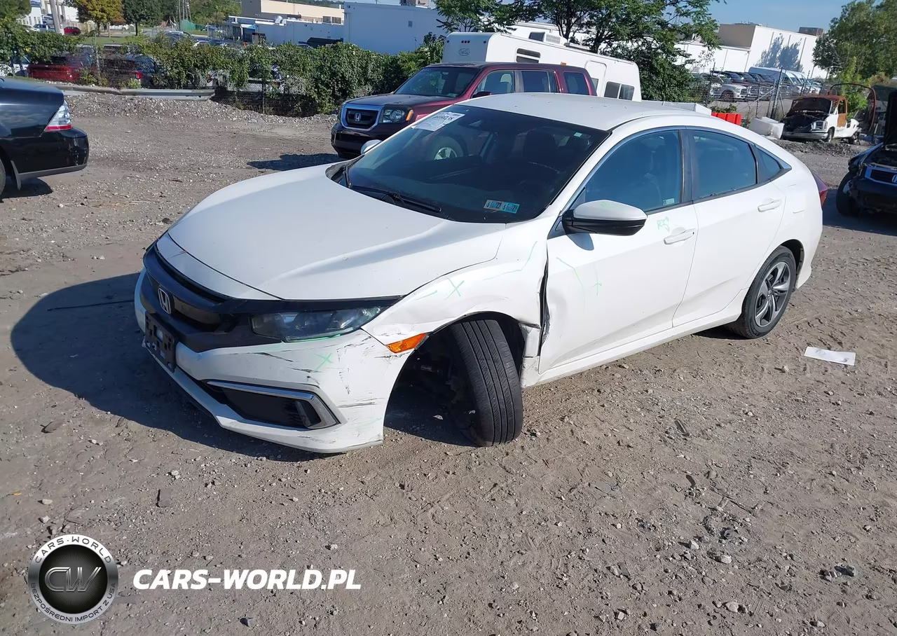 2019 Honda Civic Lx VIN:2HGFC2F6XKH592581 - 2