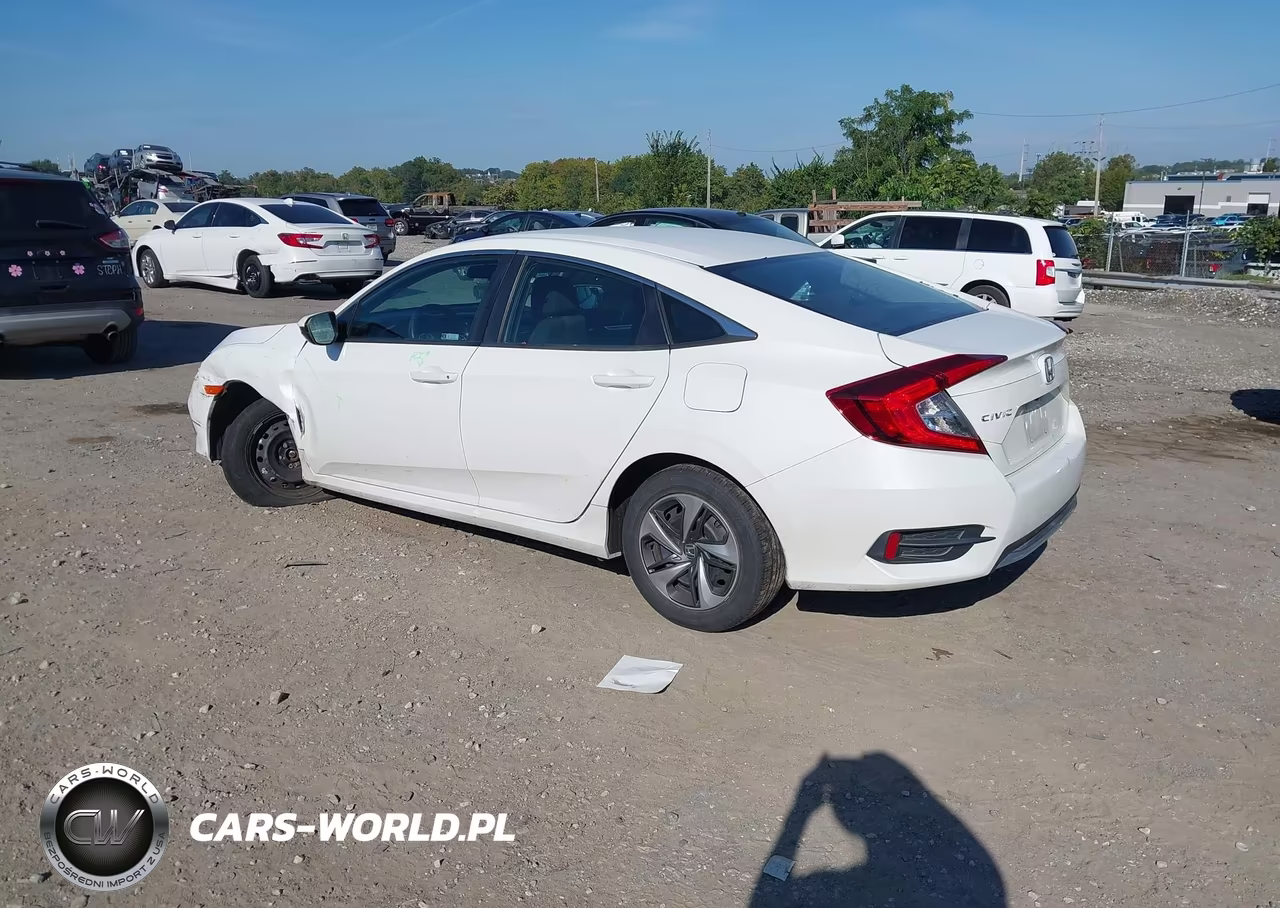 2019 Honda Civic Lx VIN:2HGFC2F6XKH592581 - 3