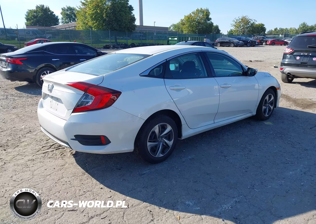 2019 Honda Civic Lx VIN:2HGFC2F6XKH592581 - 4