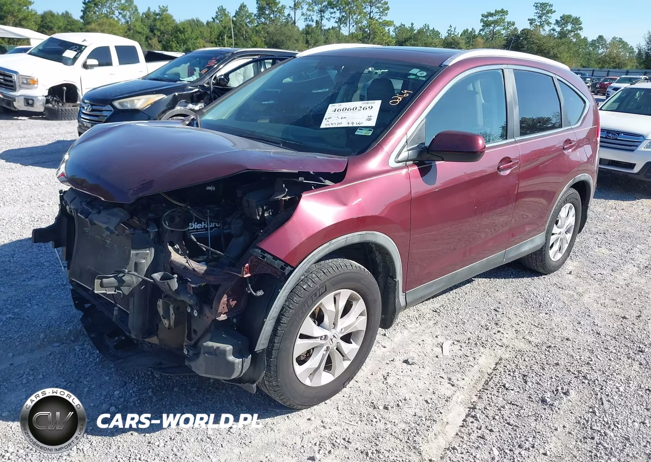 2014 Honda Cr-V Ex-L VIN:5J6RM4H72EL014325 - 2