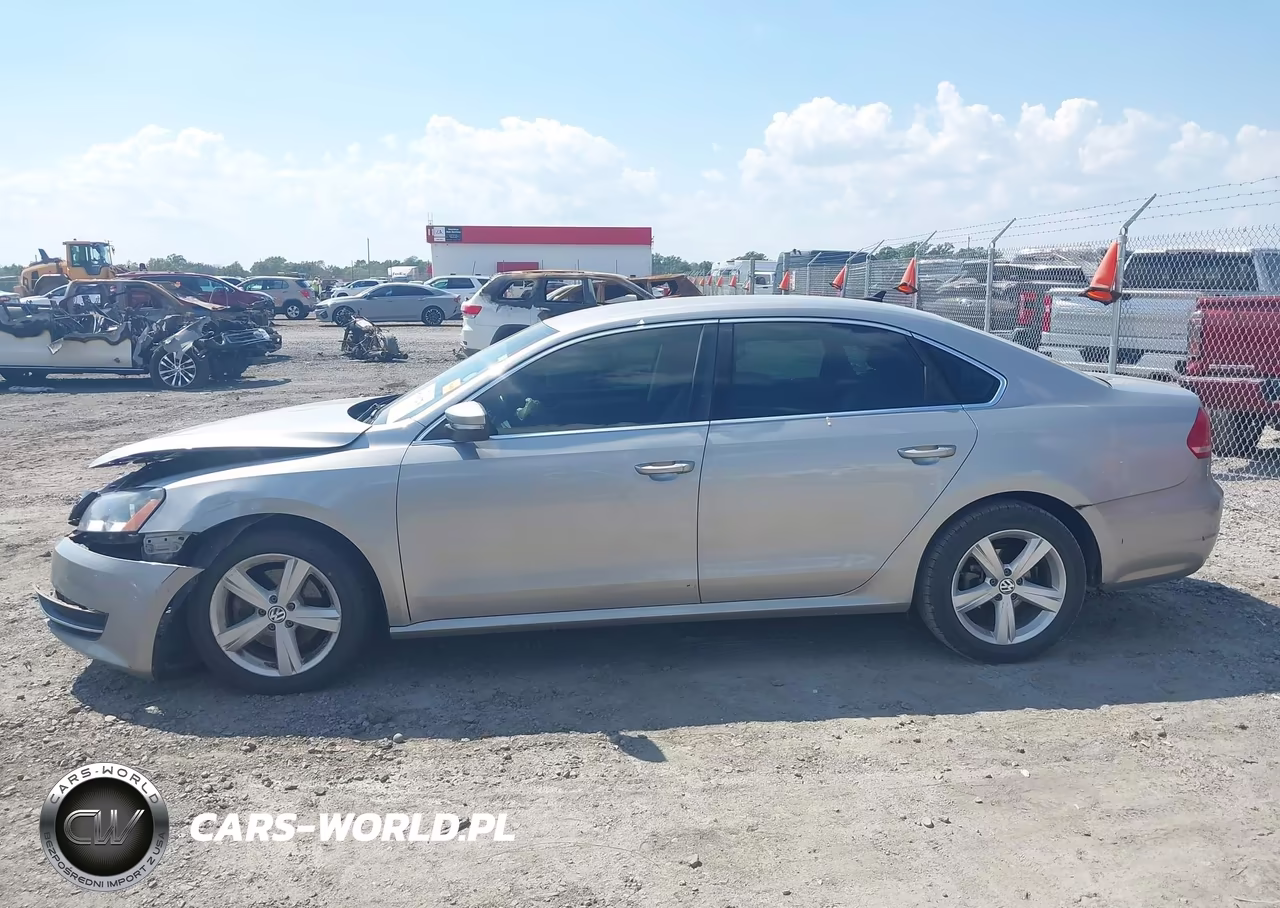 2013 Volkswagen Passat 2.5L Se VIN:1VWBP7A34DC100643 - 15