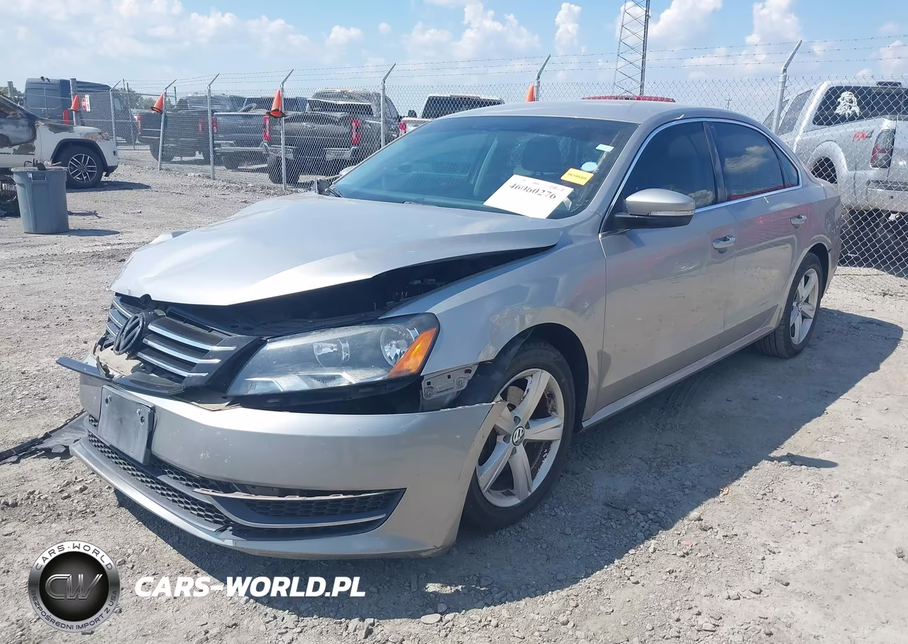 2013 Volkswagen Passat 2.5L Se VIN:1VWBP7A34DC100643 - 2