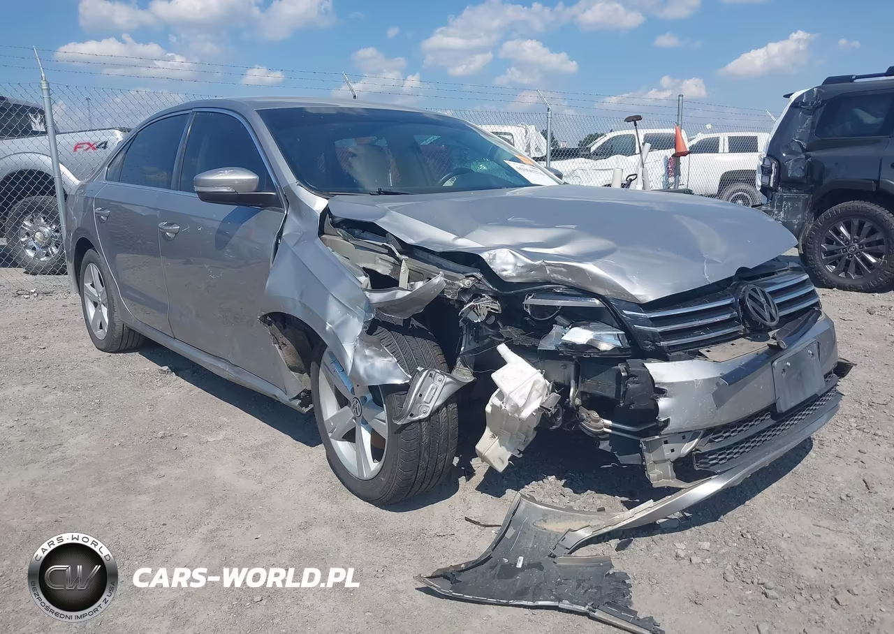 2013 Volkswagen Passat 2.5L Se VIN:1VWBP7A34DC100643 - 6