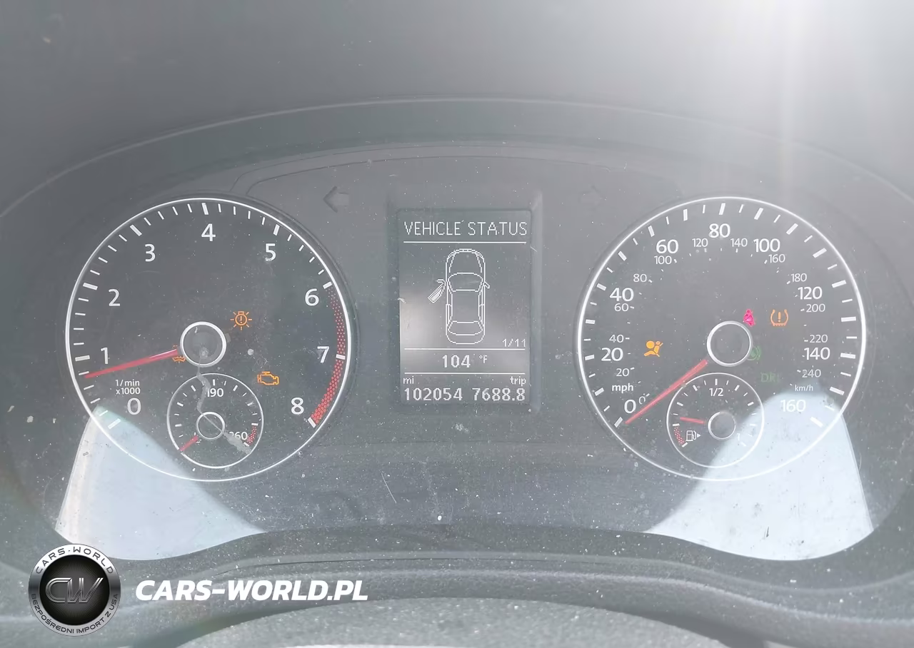 2013 Volkswagen Passat 2.5L Se VIN:1VWBP7A34DC100643 - 7