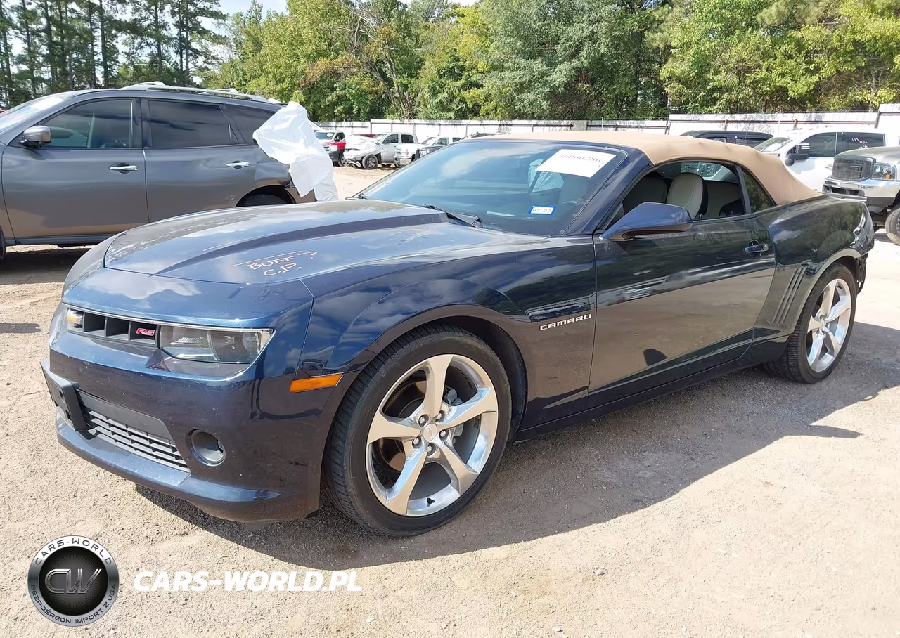 2015 Chevrolet Camaro 2Lt VIN:2G1FE3D30F9293908 - 2