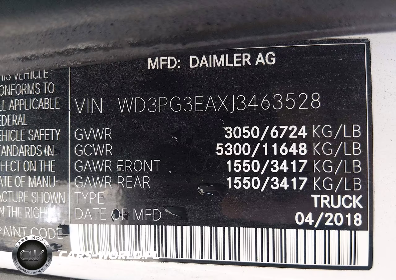 2018 Mercedes-Benz Metris VIN:WD3PG3EAXJ3463528 - 9