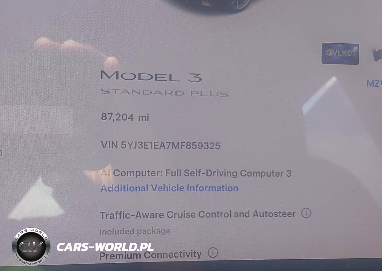 2021 Tesla Model 3 Standard Range Plus Rear-Wheel Drive VIN:5YJ3E1EA7MF859325 - 14