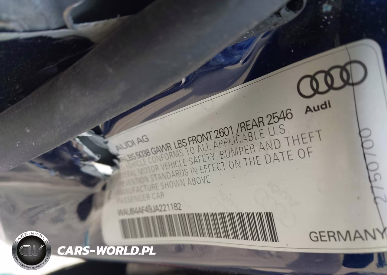 2018 Audi S4 3.0T Premium Plus VIN:WAUB4AF49JA221182 - 9