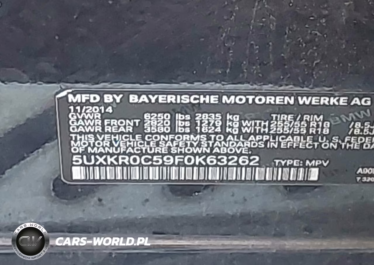 2015 BMW X5 xDrive35I VIN:5UXKR0C59F0K63262 - 9
