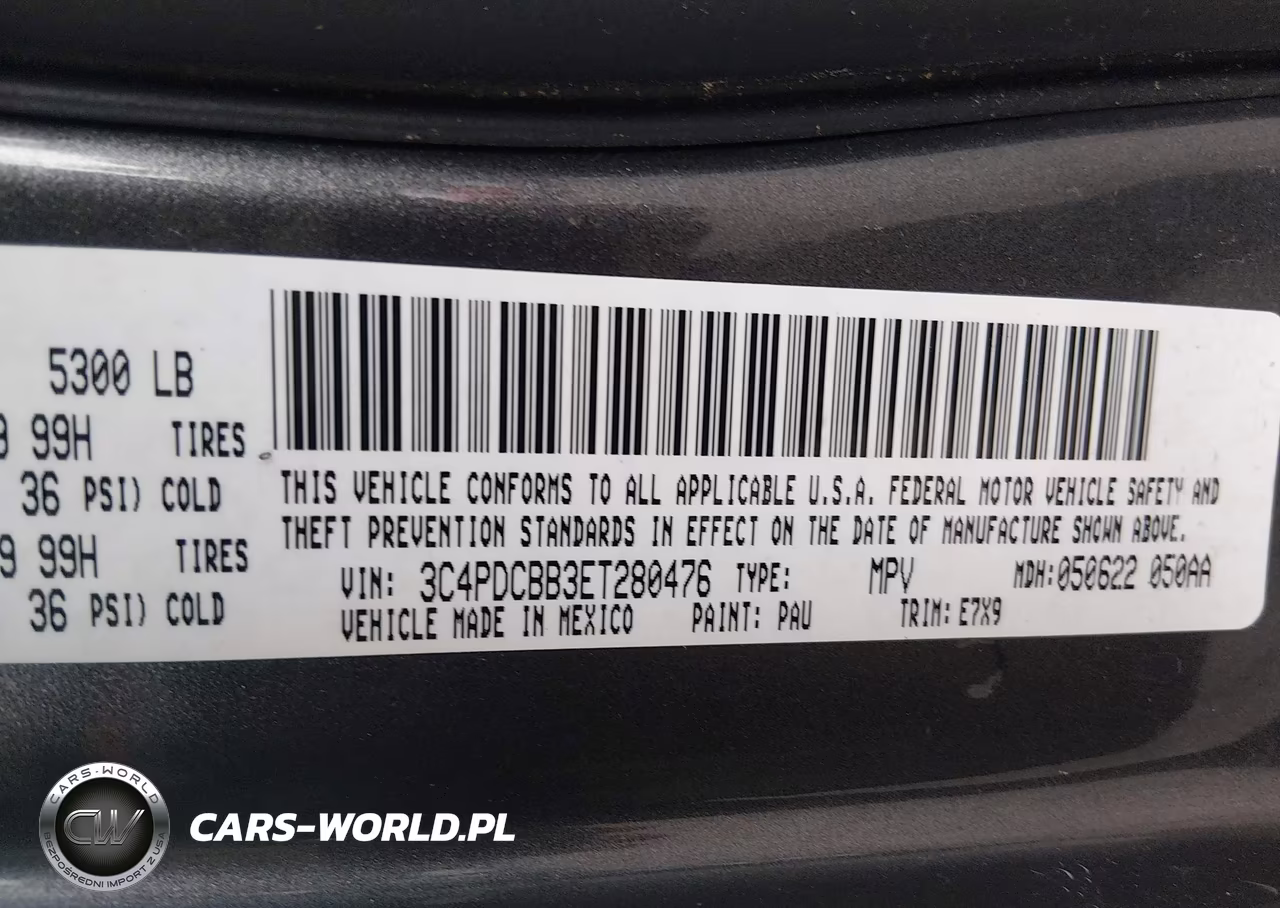 2014 Dodge Journey Sxt VIN:3C4PDCBB3ET280476 - 9