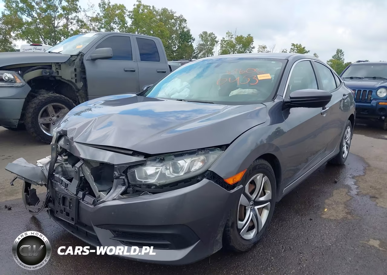 2018 Honda Civic Lx VIN:19XFC2F51JE013476 - 2