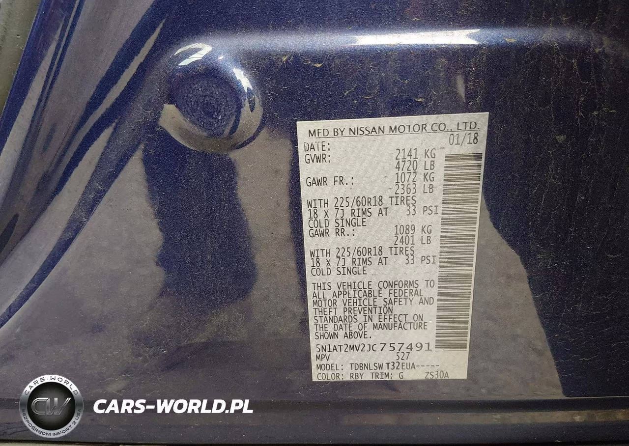 2018 Nissan Rogue Sl VIN:5N1AT2MV2JC757491 - 9
