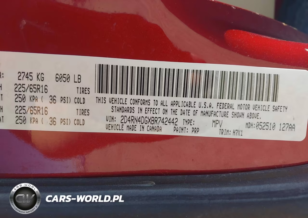 2011 Dodge Grand Caravan Express VIN:2D4RN4DGXBR742442 - 9