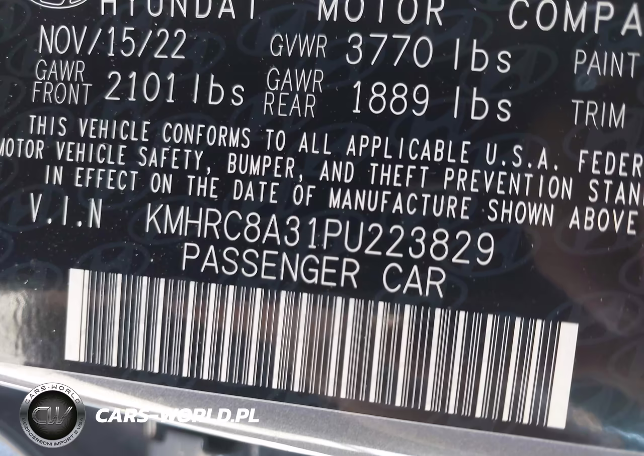 2023 Hyundai Venue Sel VIN:KMHRC8A31PU223829 - 9