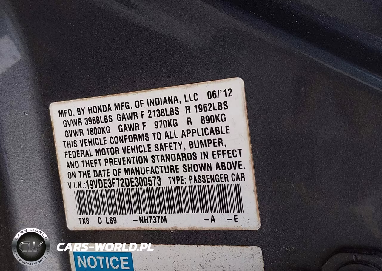2013 Acura Ilx Hybrid 1.5L VIN:19VDE3F72DE300573 - 9