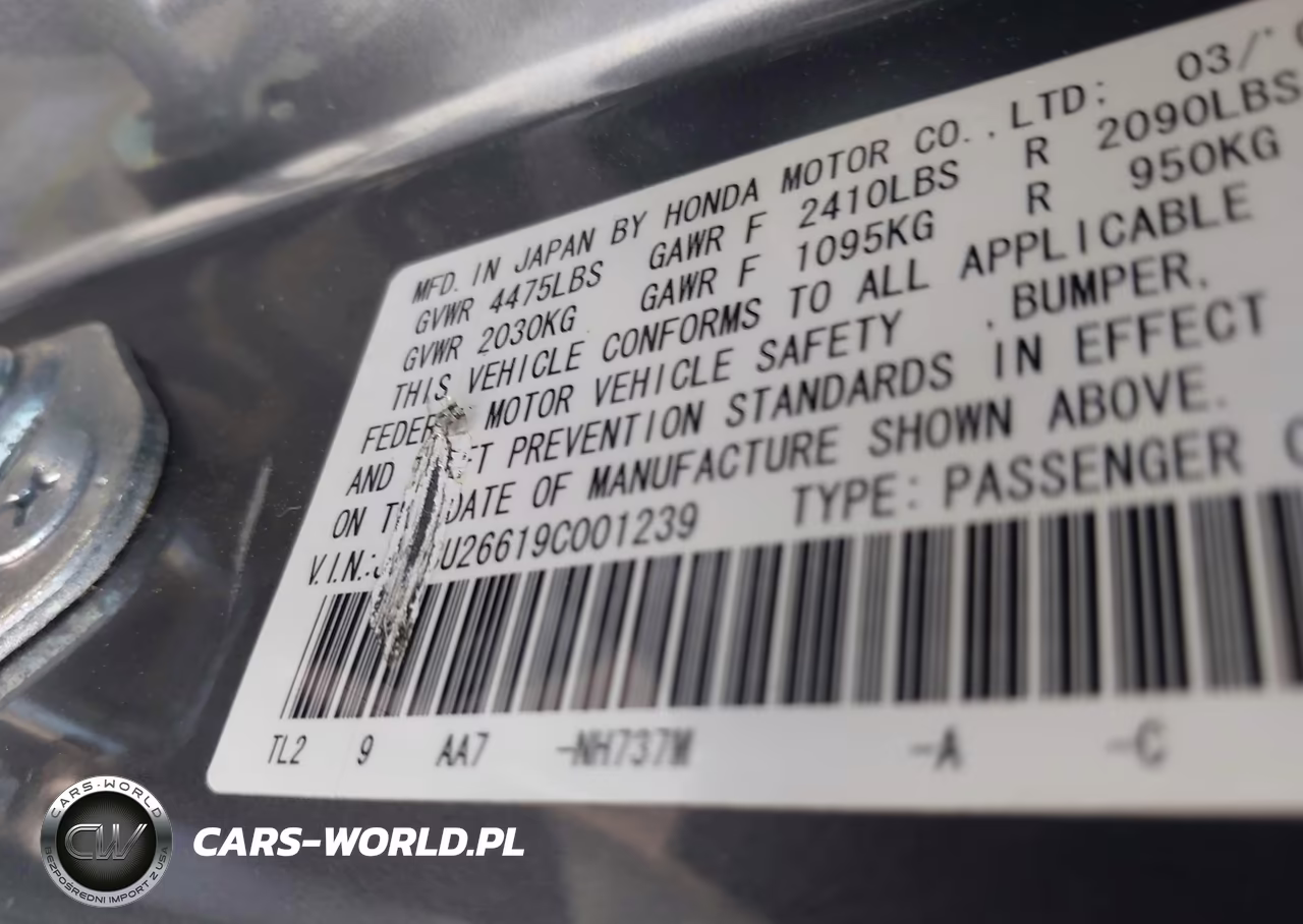 2009 Acura Tsx VIN:JH4CU26619C001239 - 9