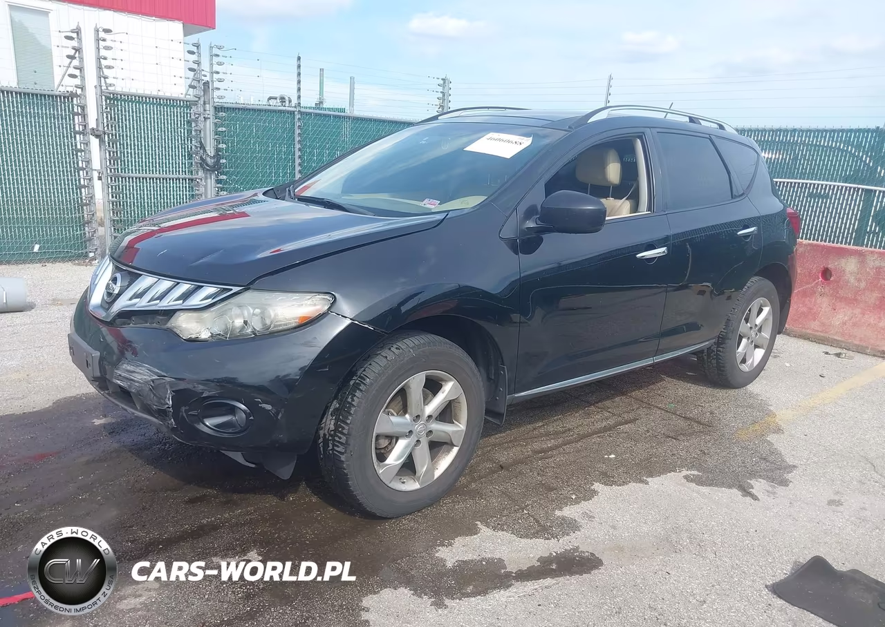 2010 Nissan Murano Sl VIN:JN8AZ1MW0AW126019 - 2