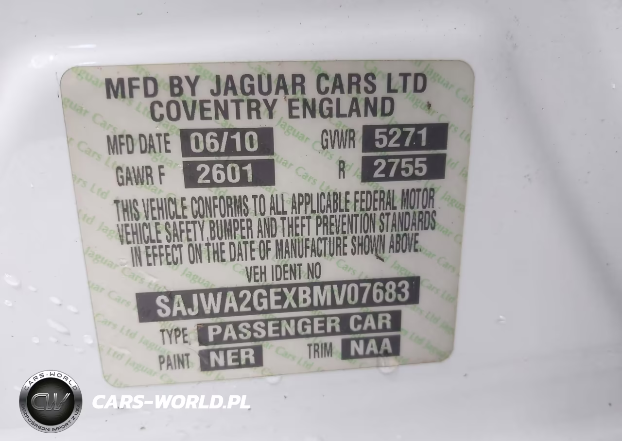 2011 Jaguar Xj Xjl Supercharged VIN:SAJWA2GEXBMV07683 - 9
