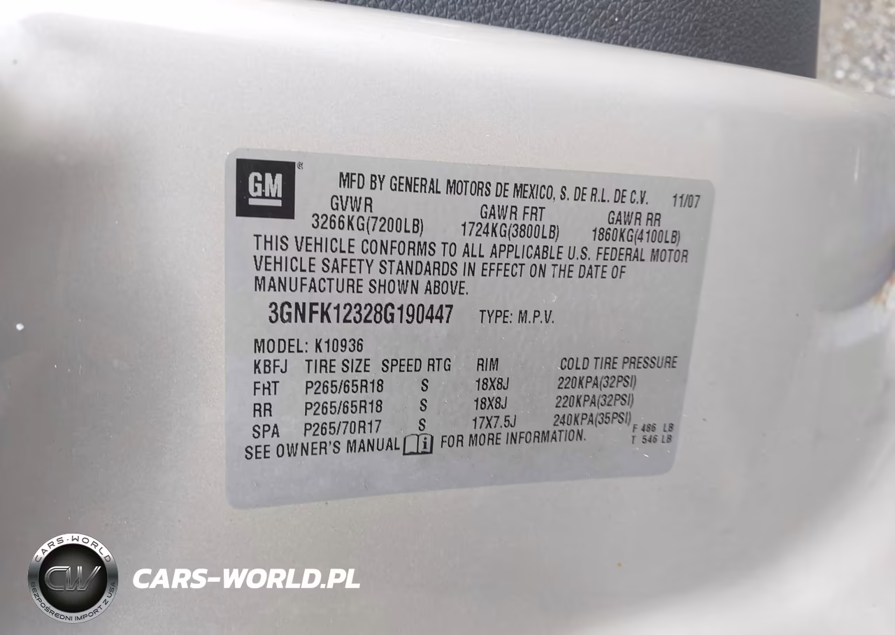 2008 Chevrolet Avalanche 1500 Lt VIN:3GNFK12328G190447 - 9