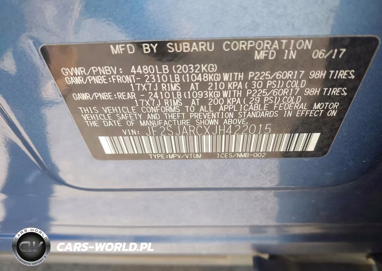 2018 Subaru Forester 2.5I Limited VIN:JF2SJARCXJH422015 - 9
