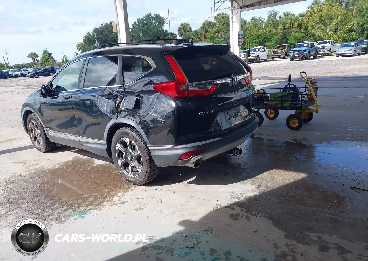 2017 Honda Cr-V Touring VIN:5J6RW1H90HL013916 - 3